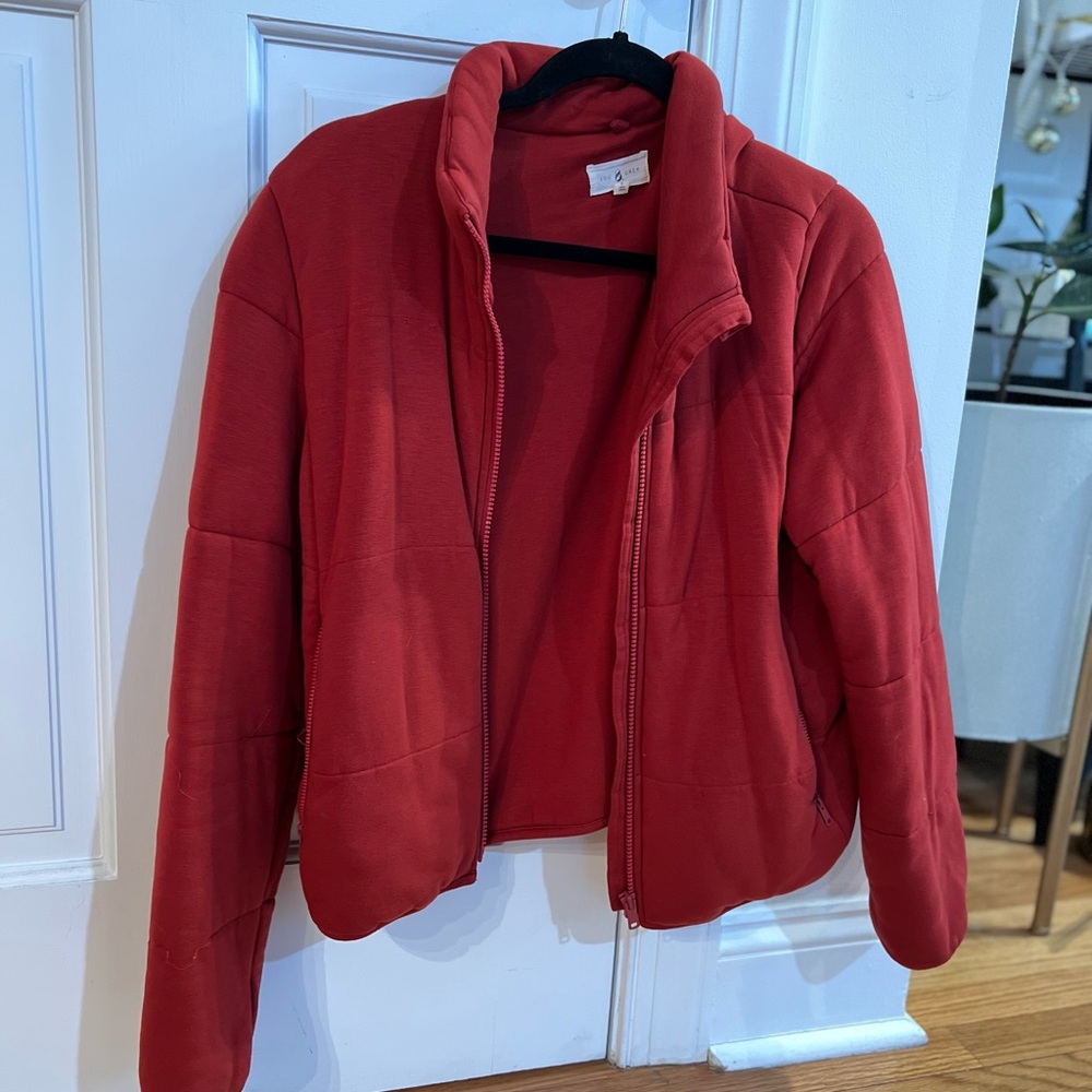Lou & Grey Red Quilted Jacket